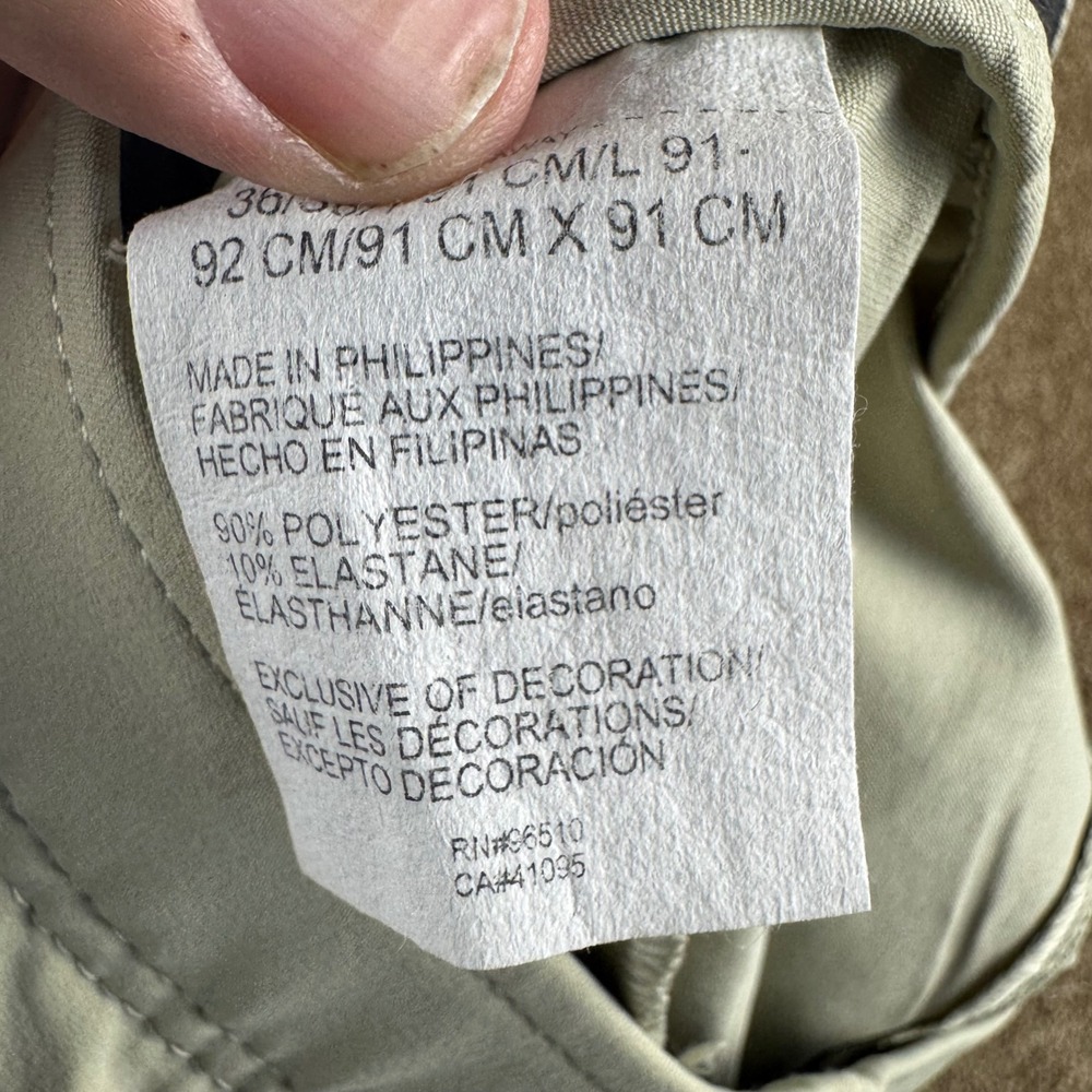 Under Armour Mens Golf Pants 36x36 Khaki Stone Performance Stretch Chino - Picture 10 of 13